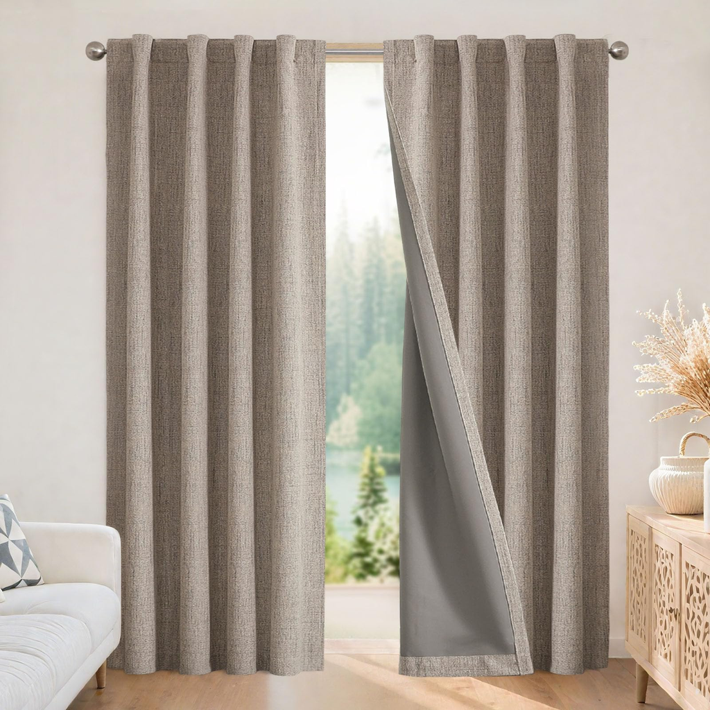 Lightweight Blackout Curtain - Terracotta
