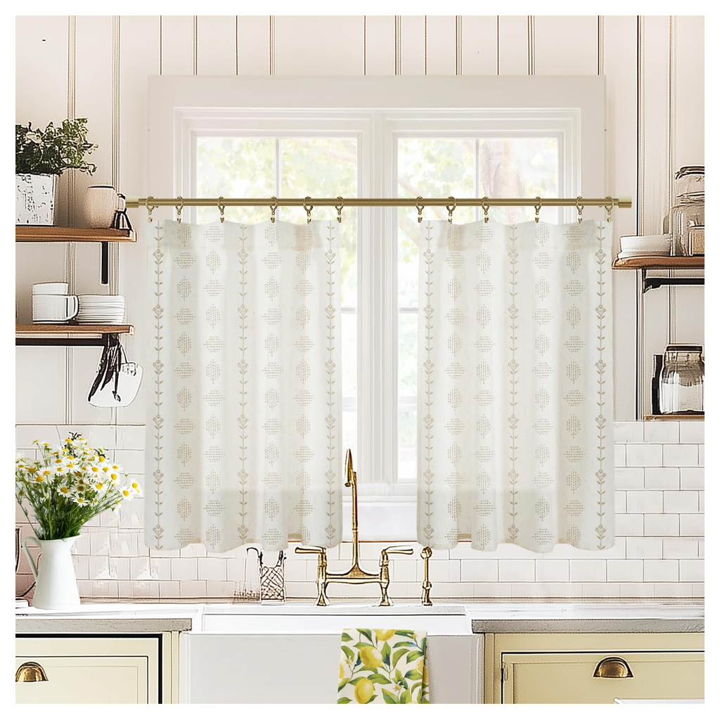 Bay Window Curtain Set 108 in product photo