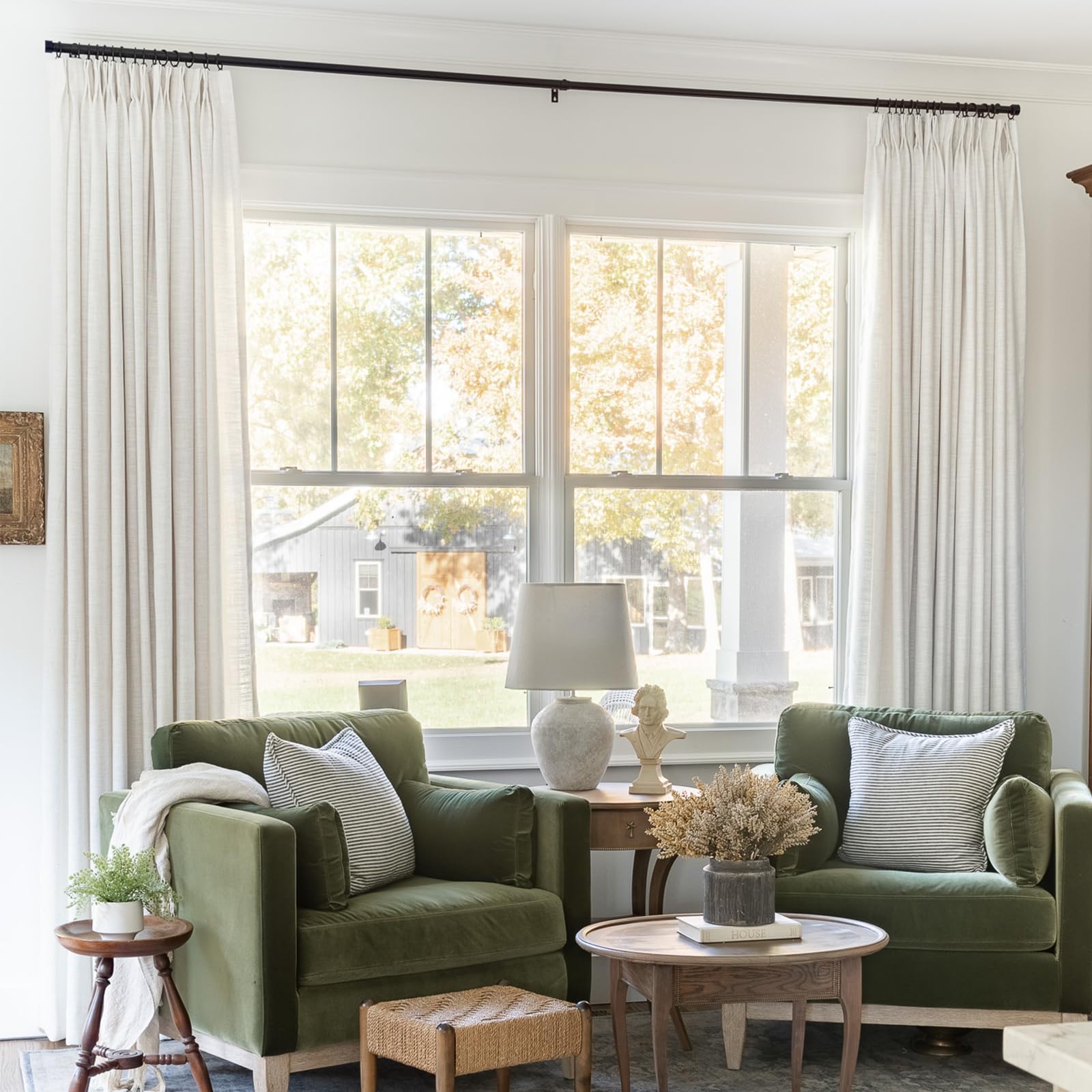 Frazier Window Goods Pinch Pleat Curtain Panel Pair studio product photo