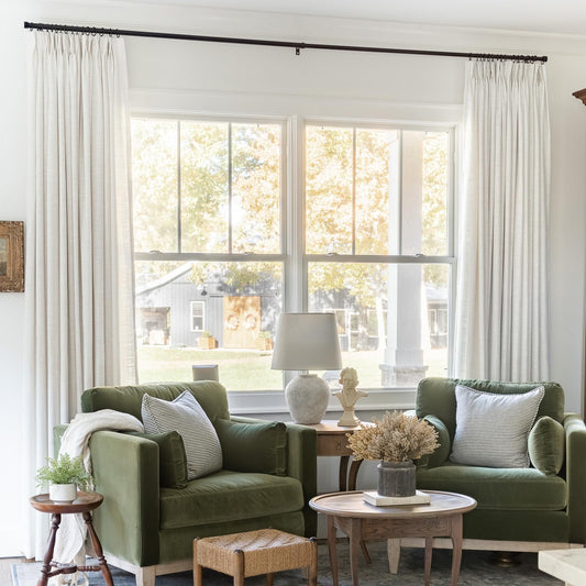 Frazier Window Goods Pinch Pleat Curtain Panel Pair studio product photo