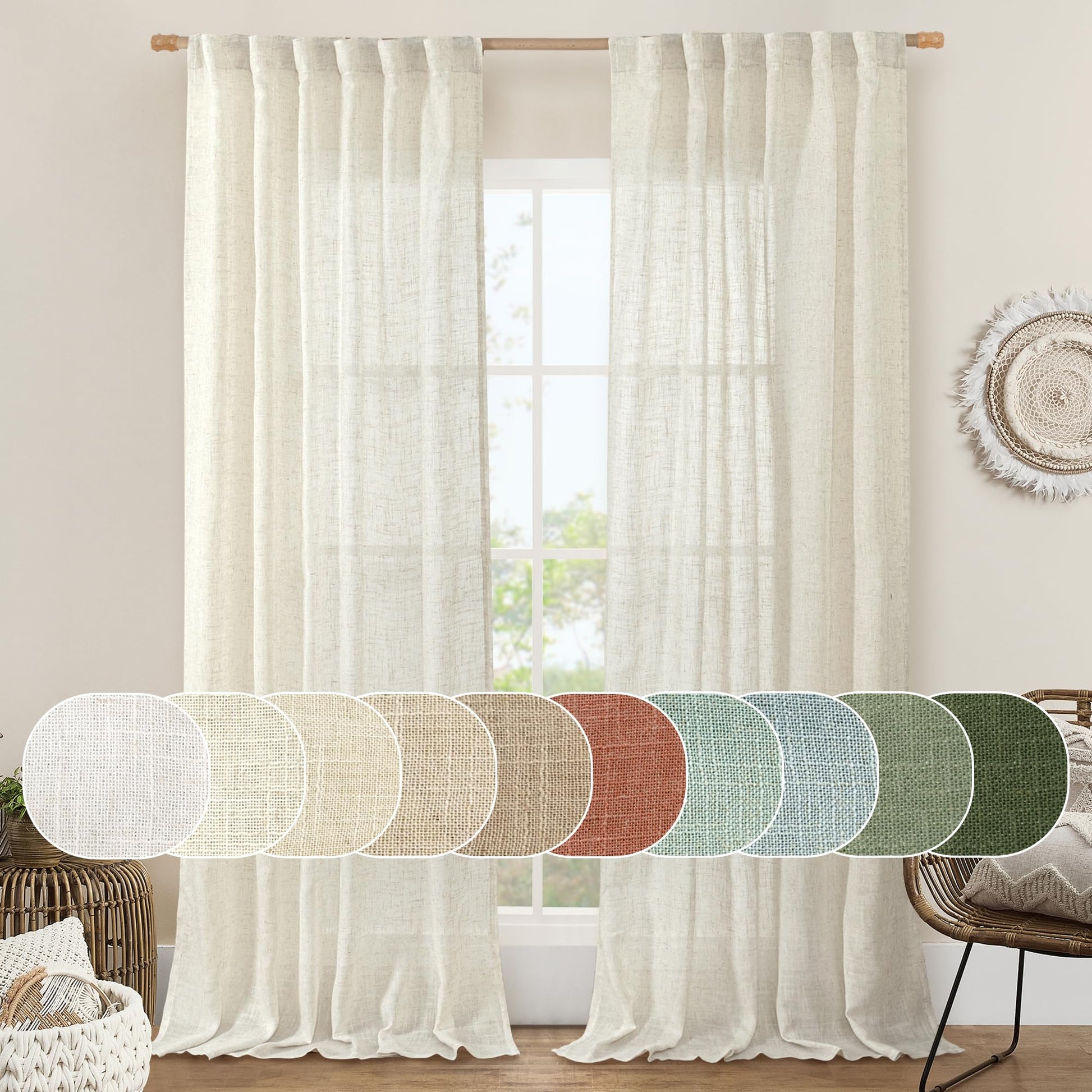 Frazier SBNovaGrid Light Filtering Curtain Pair styled product scene