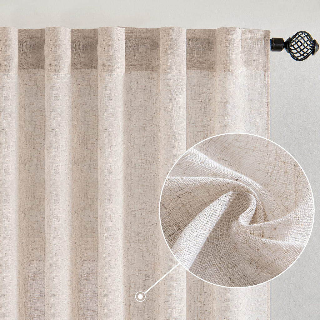 Frazier SBNovaGrid Textured Curtain Panel Pair material detail photo