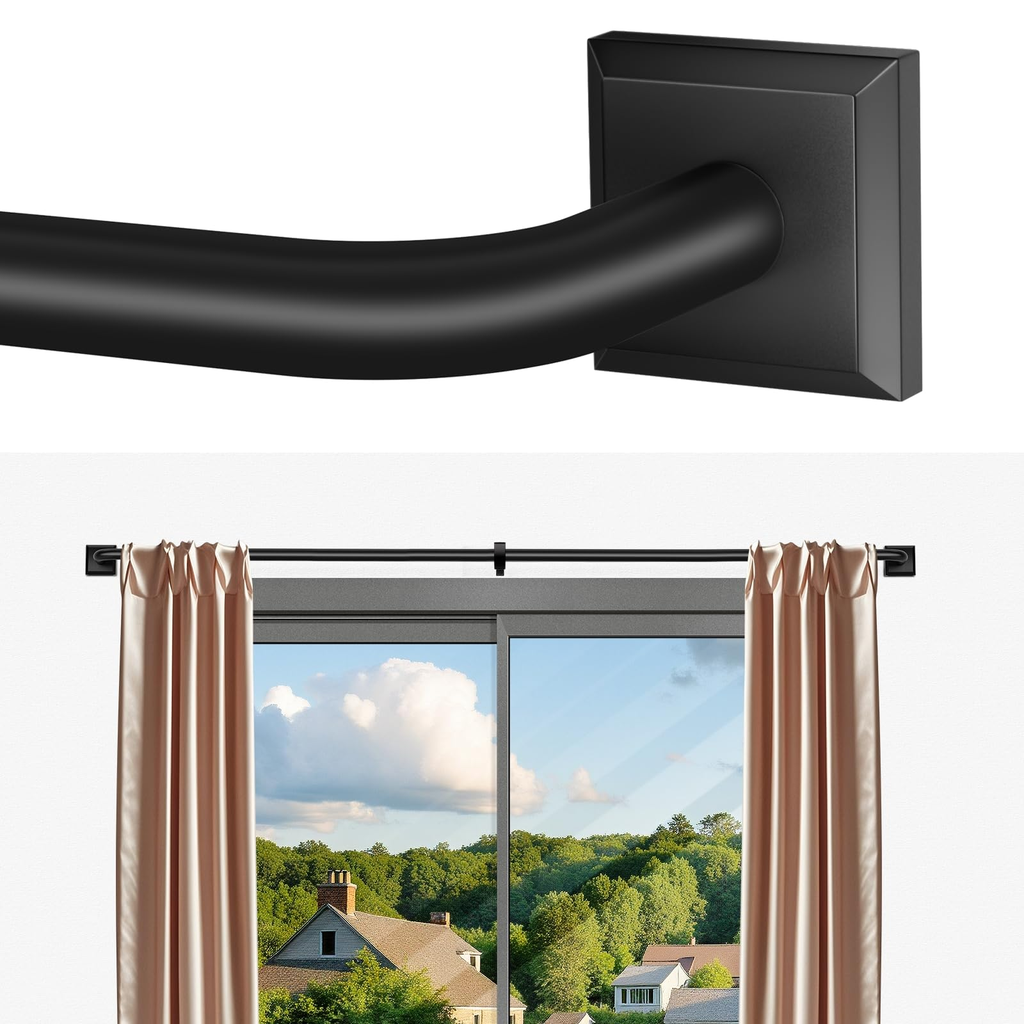 Reusable Curtain Rod - Natural