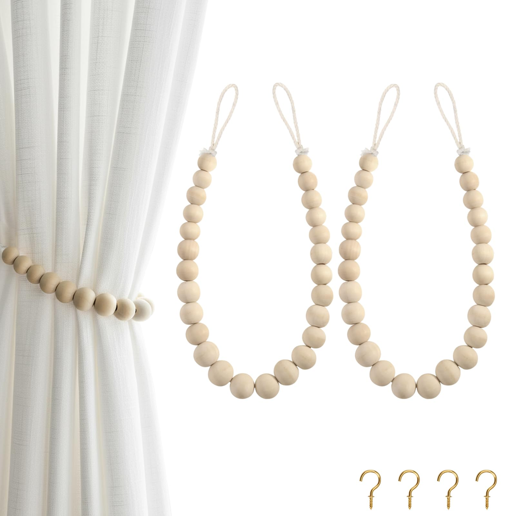Storage Curtain Tieback - White