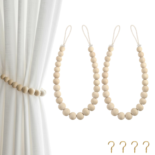 Storage Curtain Tieback - White
