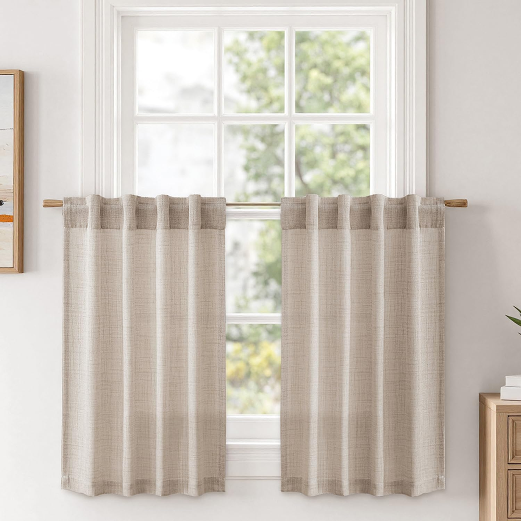 Indoor Kitchen Curtain - Olive