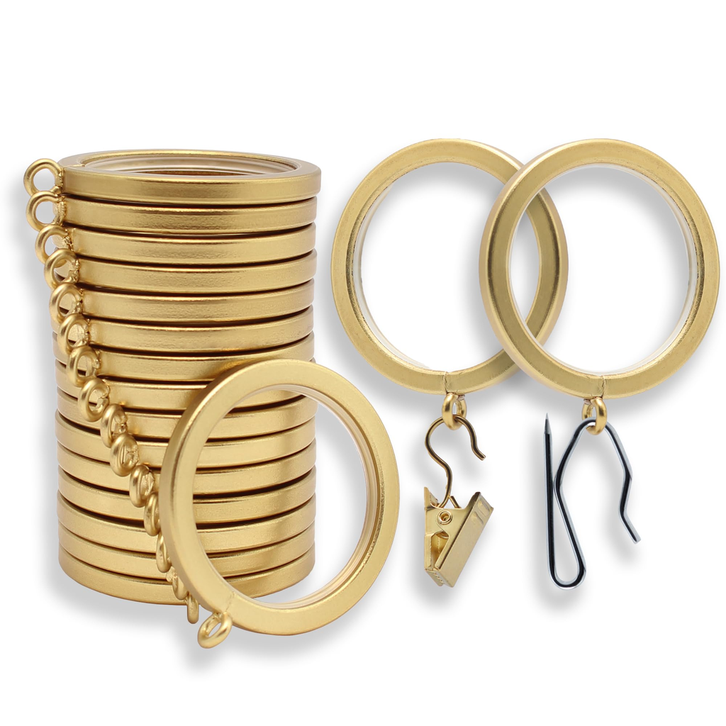 Organized Curtain Ring - 4 Pack