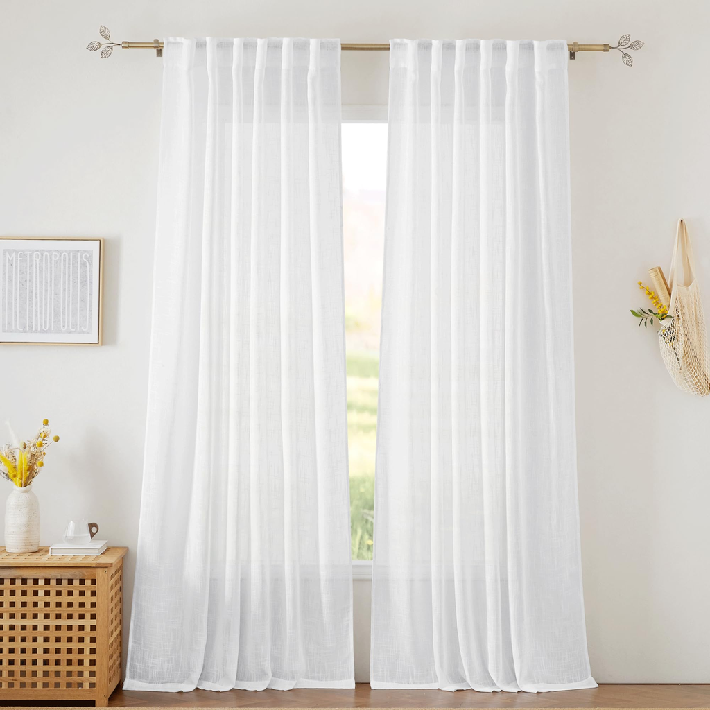 Compact Sheer Curtain Panel - Large