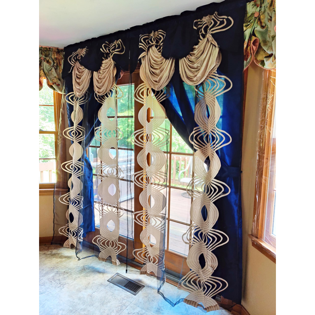Travel Kitchen Curtain - Blue