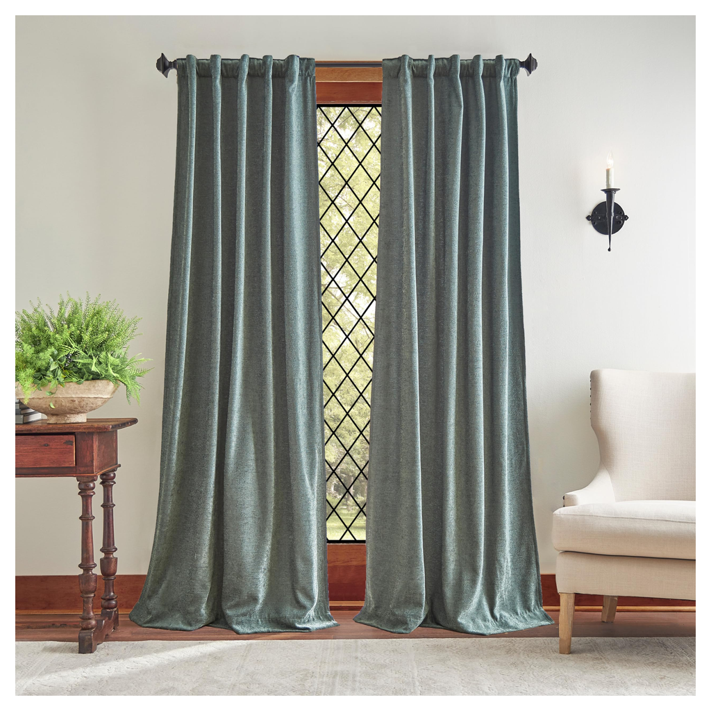 Chenille Curtain Panel 96 in product photo