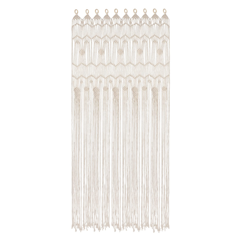 Macrame Door Curtain 96 in product photo