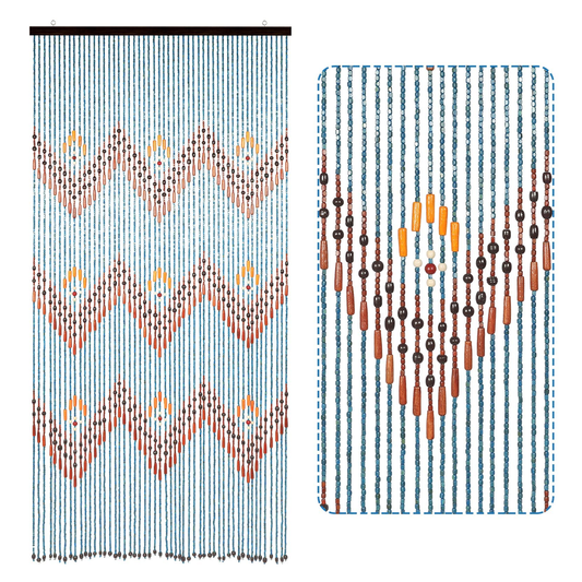 Bamboo Bead Curtain 84 in product photo