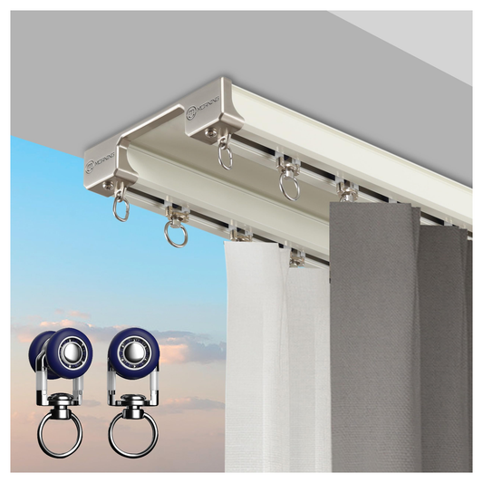 Ceiling Track Curtain Panel 63 in product photo