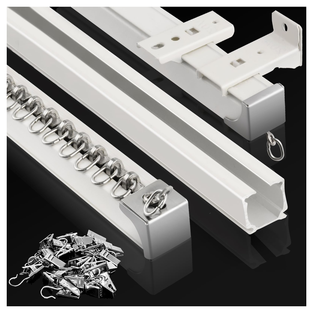 Ceiling Track Curtain Panel 96 in product photo